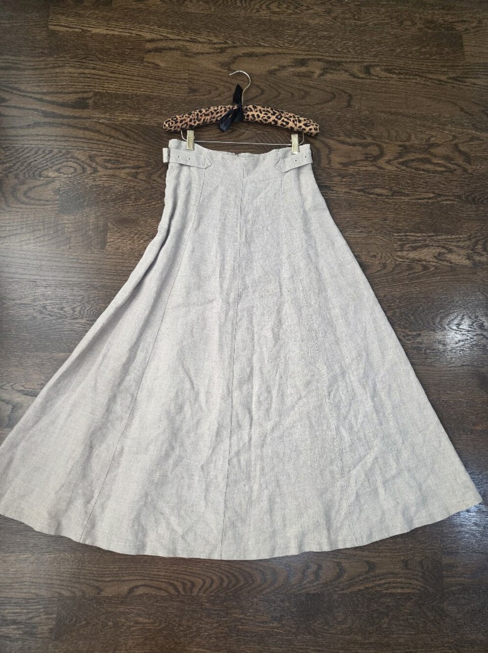 Vintage Banana Republic Cream A-Line Maxi Skirt Sz.8